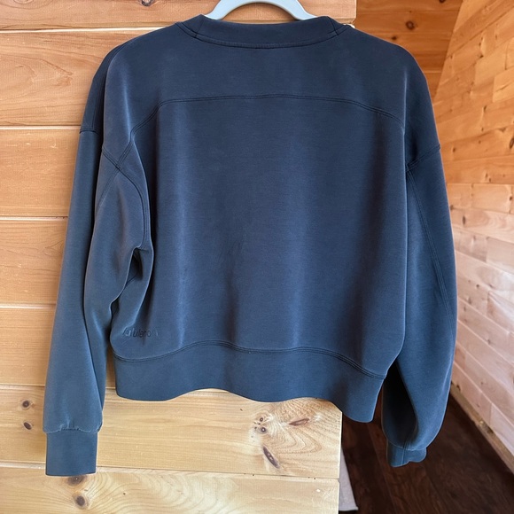 Lululemon Perfectly Oversized Cropped Crew Softstream - Picture 4 of 5